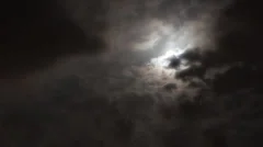 Full Moon with Clouds Passing, HD
