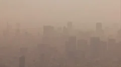 Aerial Metropolis Tokyo environmental city air pollution weather