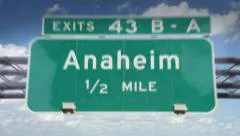 Road Sign-Anaheim