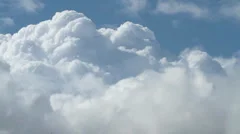 Time lapse, flying through clouds