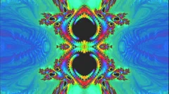 Fractal Background Loop: Psychedelic Rorschach Test