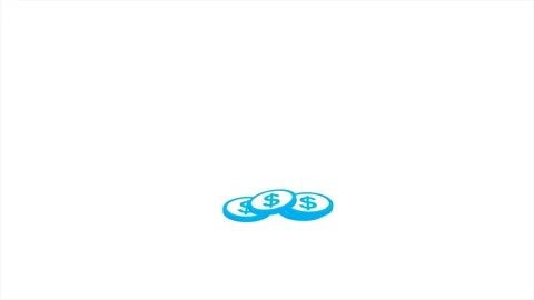 04 1 Coin Falling Stock Footage 78479355