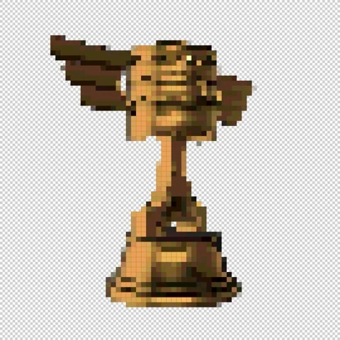 04 8 bit Pixel CUP Stock Footage 228680022