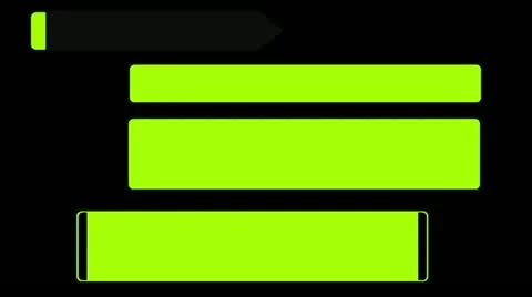 04 lowerthird design green Stock Footage 11515273