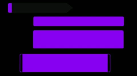 04 lowerthird design violet Stock Footage 11515283