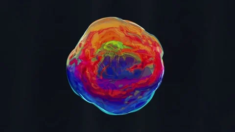 04 - SoftBubble - abstract motion sphere Stock Footage 222937689