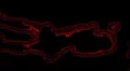 04- Vertical HD sexy dancer silhouette - red on black HD Footage