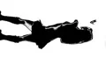 04- Vertical HD sexy dancer silhouette - black on white HD 동영상