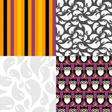 0405 halloween PATTERN 01 Stock Illustration