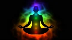 Human energy body, aura, chakra in meditation