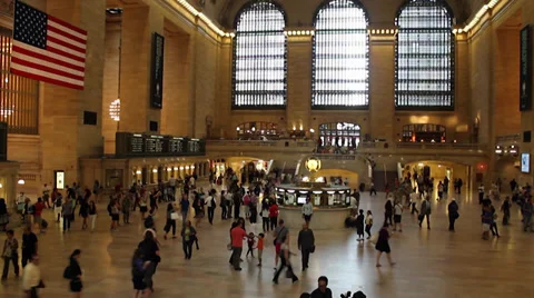 041 Grand Central Terminal E2, New York Stock Footage 31042521
