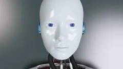 Android opens his blu eyes