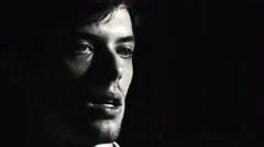 desperate man smoking: depression, fear, sadness, loneliness, dark