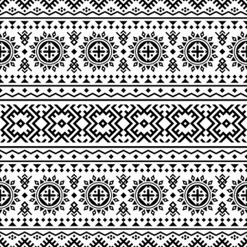 042020 Tribal ethnic Pattern ... Stock Illustration