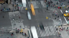 4K New York City Madison Square Traffic Timelapse 