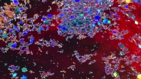 042_Colorful glitter abstract background.mp4 Stock Footage 345144388