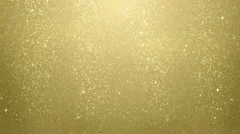 gold glitter particles falling seamless loop