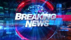 Breaking News - Broadcast Graphics Title Animation 4K