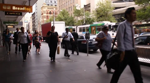 044 CROWD SLOW MOTION Stock Footage 34148399