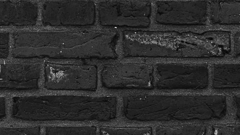 044_Dark brick wall texture pattern.mp4 Stock Footage 346974222