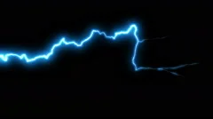Set of 6 Electric Arcs and Lightnings. HD 1080p. Loop-able.