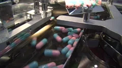 Pharmaceutical Pill Drug Factory Capsule Medicine Vitamin Opioid Industry Plant 