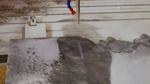 046 stone milling Stock Footage 154203473