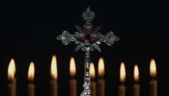 Holy Cross with Candles 3