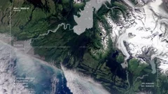 Aerial Surveillance Flyover of Arctic Wilderness