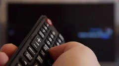 Switching TV channels with the remote 1