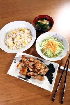 Japanese  menu  with  chicken,  rice  and  vegetables xkwx sushi,  sashimi,  shrimp,  skewers,  skewer,  maki,  ura,  rice,  fish,  fresh,  raw,  salt,  flavor,  seasoning,  kitchen,  salmon,  cook,  tradition,  japan,  east,  eastern,  avocado,  salad,  grilled,  sea,  sea  fruit,  ravioli,  samurai,  appetizer,  roll,  dinner,  meal,  lunch,  tempura,  beans,  squid,  chicken,  filet,  cirashi