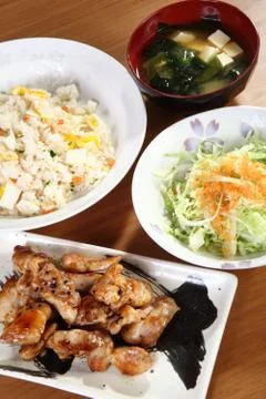 Japanese  menu  with  chicken,  rice  and  vegetables xkwx sushi,  sashimi,  shrimp,  skewers,  skewer,  maki,  ura,  rice,  fish,  fresh,  raw,  salt,  flavor,  seasoning,  kitchen,  salmon,  cook,  tradition,  japan,  east,  eastern,  avocado,  salad,  grilled,  sea,  sea  fruit,  ravioli,  samurai,  appetizer,  roll,  dinner,  meal,  lunch,  tempura,  beans,  squid,  chicken,  filet,  cirashi