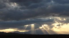 Desert – Landscape with Clouds 9 – Sunset Timelapse