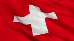 Switzerland flag waving Seamless