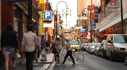 049 CITY DOWNTOWN Stock Footage 34165404