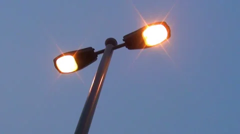 0493 Streetlight Stock Footage 36553939