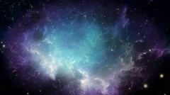 Cosmic Space & Stars Background Texture - Moving Particles 1080p HD