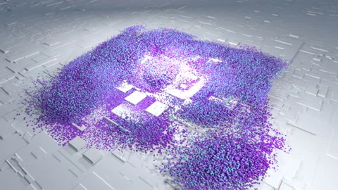 04Abstract Particles Background Stock Footage 230896158