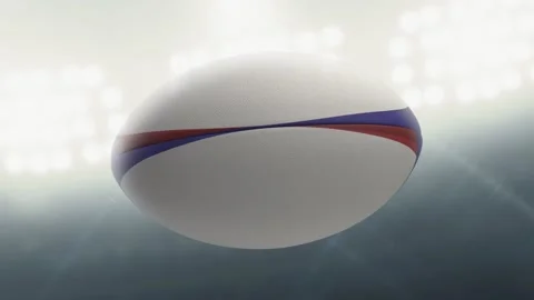 05 rugby ball BLUE OFFSET 1 STADIUM Stock Footage 225509623