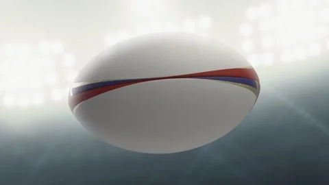 05 rugby ball RED OFFSET 1 STADIUM 4K Stock Footage 225448685