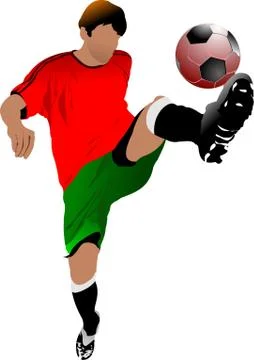 05 soccer1 Stock Illustration