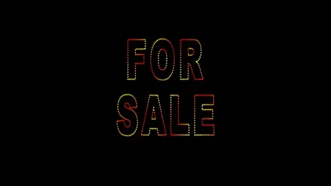 05 Text Animation with Moving Light For Sale 库存影片 128924907