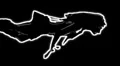 05- Vertical HD sexy dancer silhouette - white on black HD Footage