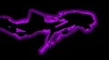 05- Vertical HD sexy dancer silhouette - magenta neon on black HD Footage