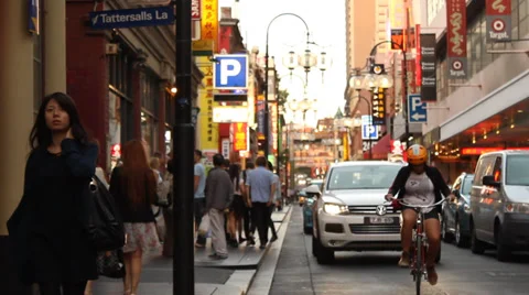 050 city downtown Stock Footage 34165900