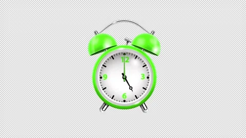 05.00 Alarm Clock Alpha Stockbeeldmateriaal 276285429