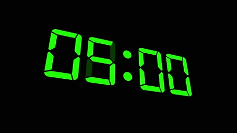 05:00 - digital animation concept Video stock 222122172
