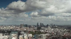 London Aerial Skyline Panning timelapse