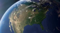 USA / North America from space