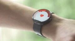 4K Heart Rate Pulse Cheking On Smartwatch Health App
